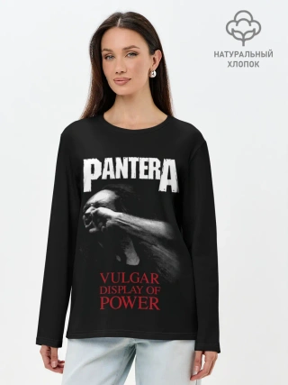 Лонгслив женский. Хлопок / PanterA VulgaR