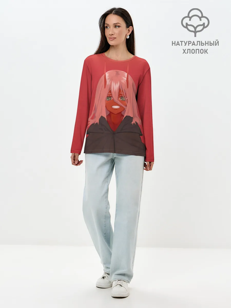 Лонгслив женский. Хлопок / LITTLE DEVIL