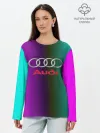 Лонгслив женский. Хлопок / audi