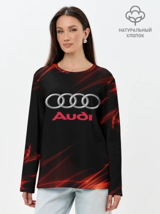 Лонгслив женский. Хлопок / audi