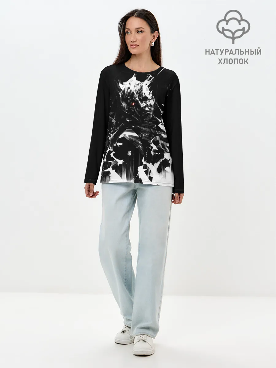 Лонгслив женский. Хлопок / Dead by Daylight