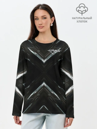 Лонгслив женский. Хлопок / Crysis