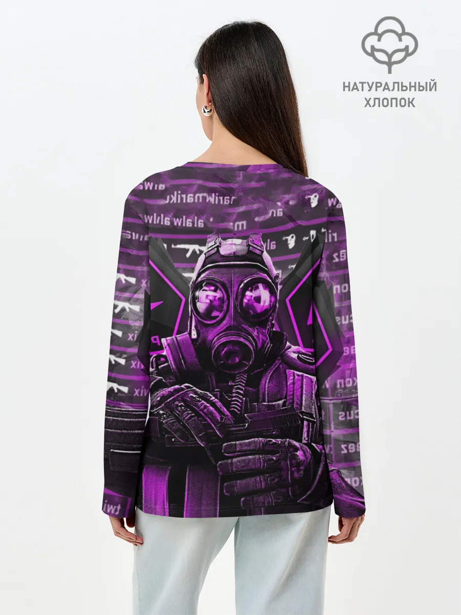 Лонгслив женский. Хлопок / CS:GO