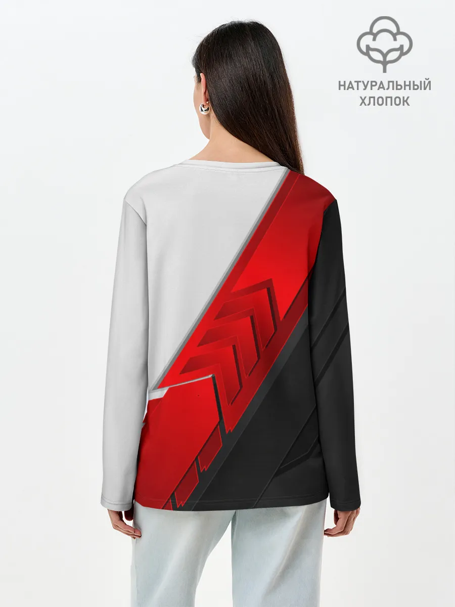 Лонгслив женский. Хлопок / Porsche