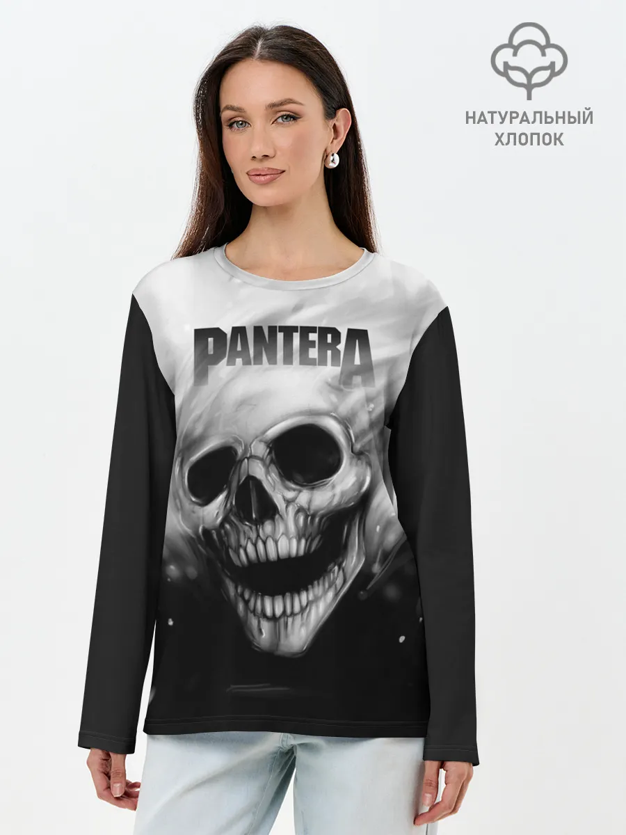 Лонгслив женский. Хлопок / Pantera