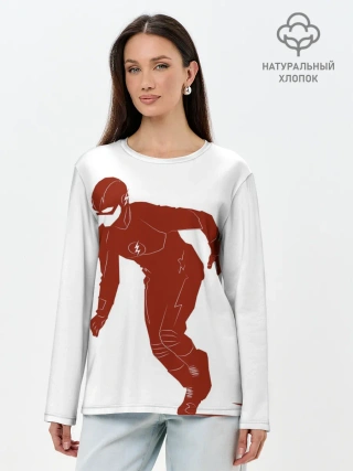 Лонгслив женский. Хлопок / The Flash