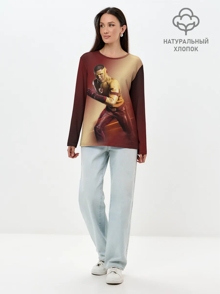 Лонгслив женский. Хлопок / Wally West