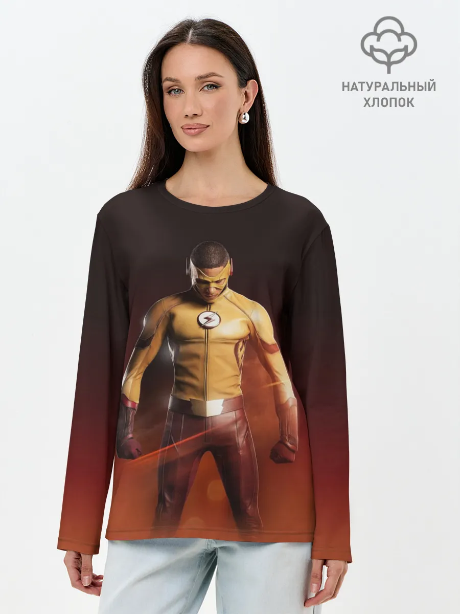 Лонгслив женский. Хлопок / Wally West