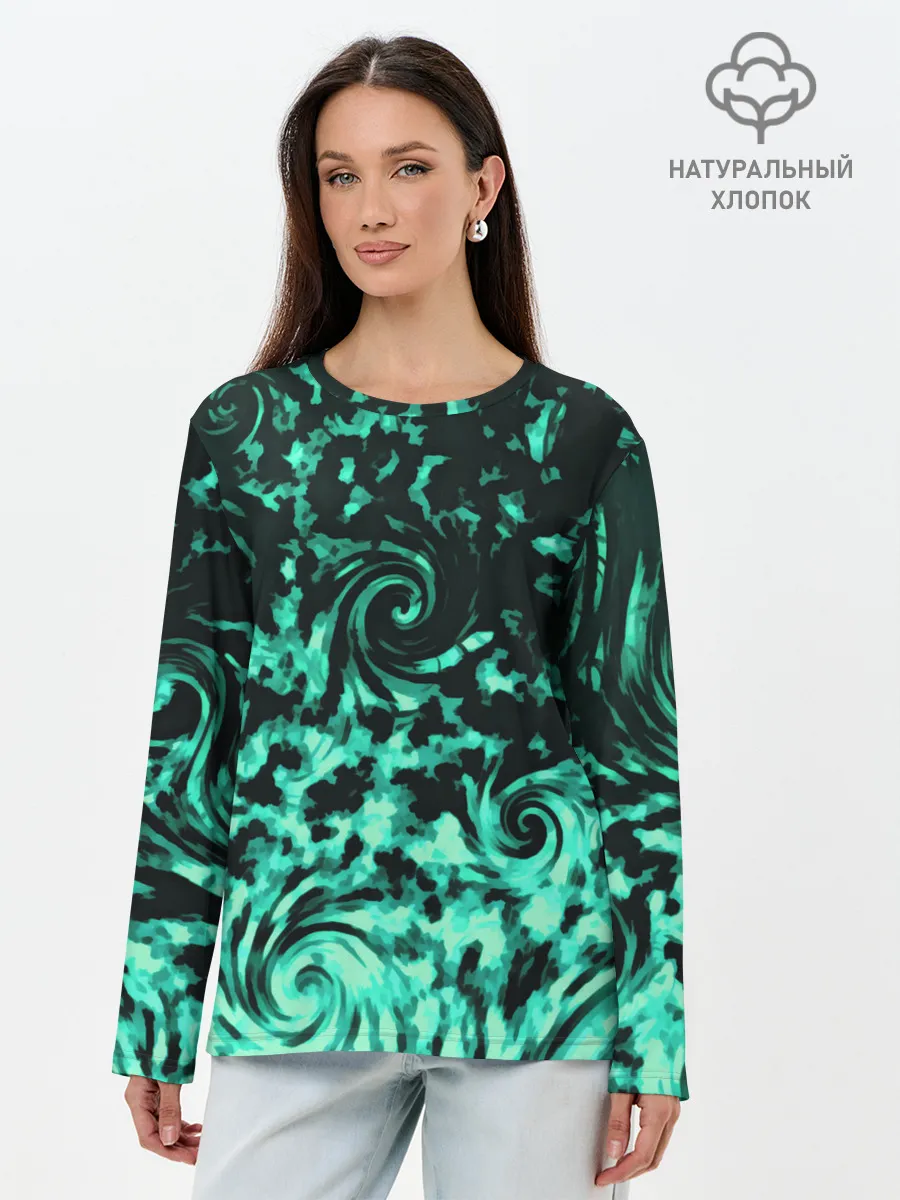 Лонгслив женский. Хлопок / VORTEXES