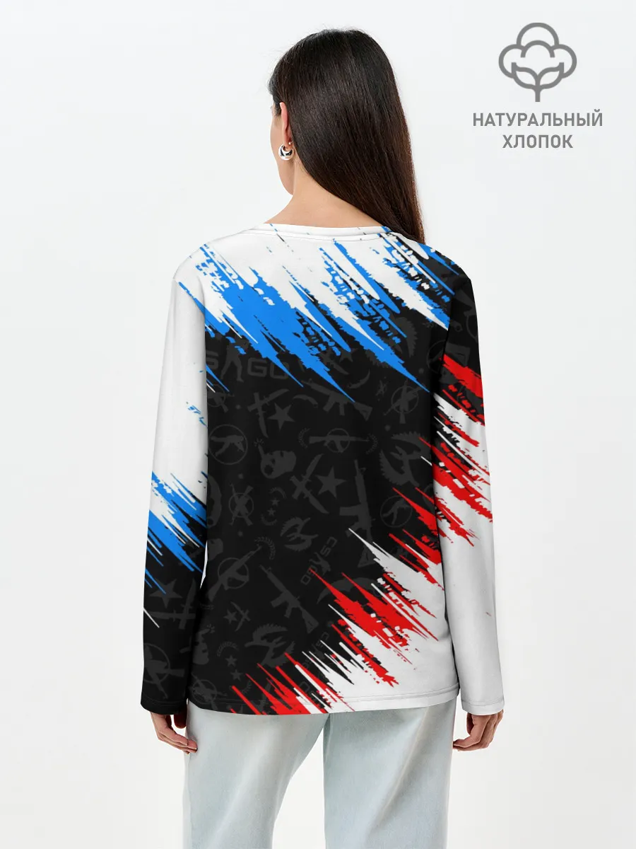 Лонгслив женский. Хлопок / CS GO