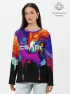 Лонгслив женский. Хлопок / CS GO HYPER BEAST