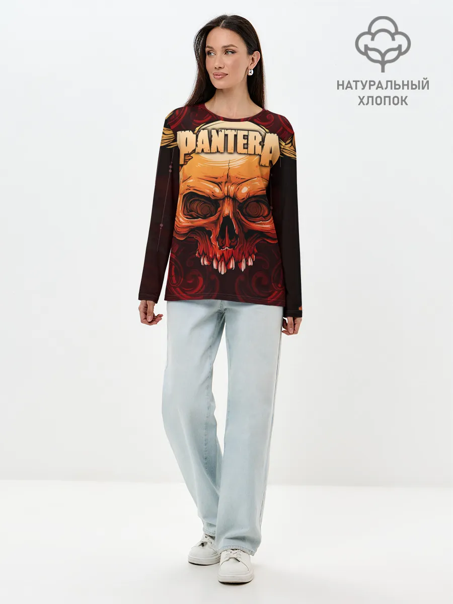 Лонгслив женский. Хлопок / Pantera