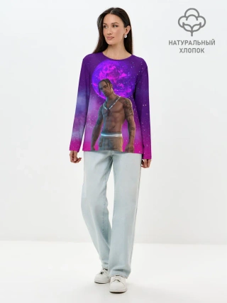 Лонгслив женский. Хлопок / Travis Scott, Fortnite