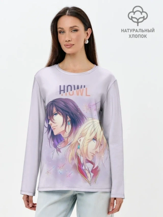 Лонгслив женский. Хлопок / Howl Pendragon