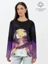 Лонгслив женский. Хлопок / Крылья Хаула