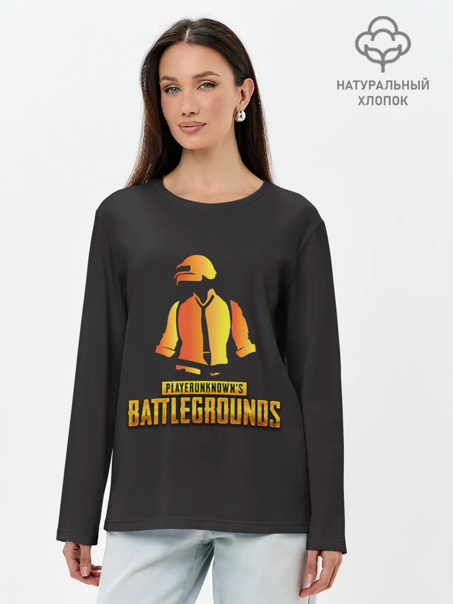 Лонгслив женский. Хлопок / PUBG