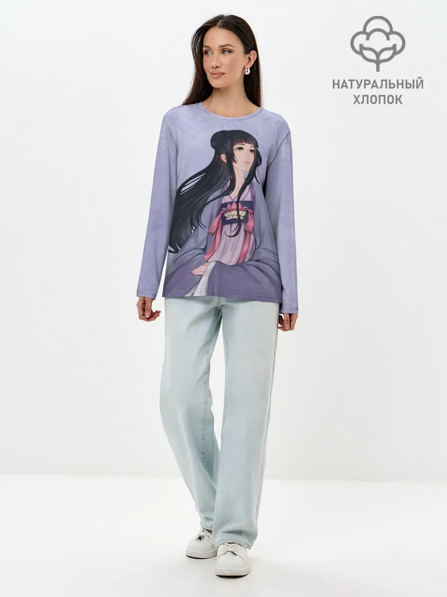 Лонгслив женский. Хлопок / Цзян Яньли