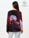 Лонгслив женский. Хлопок / Ken Kaneki красные жала