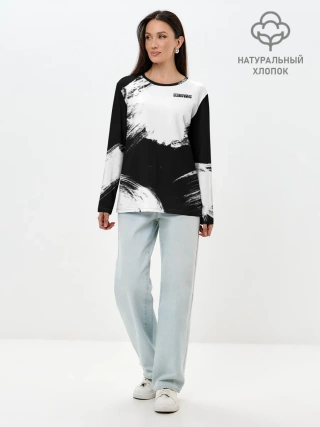 Лонгслив женский. Хлопок / Scorpions