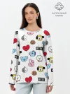 Лонгслив женский. Хлопок / BTS | БТС | BANGTAN BOYS | BT21