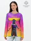 Лонгслив женский. Хлопок / TRAVIS SCOTT+FORTNITE