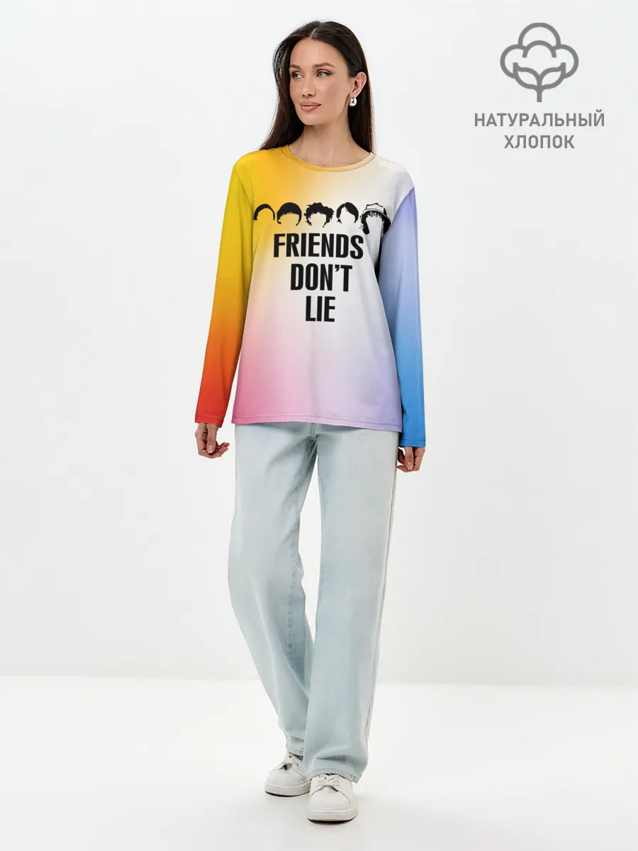 Лонгслив женский. Хлопок / Очень странные дела