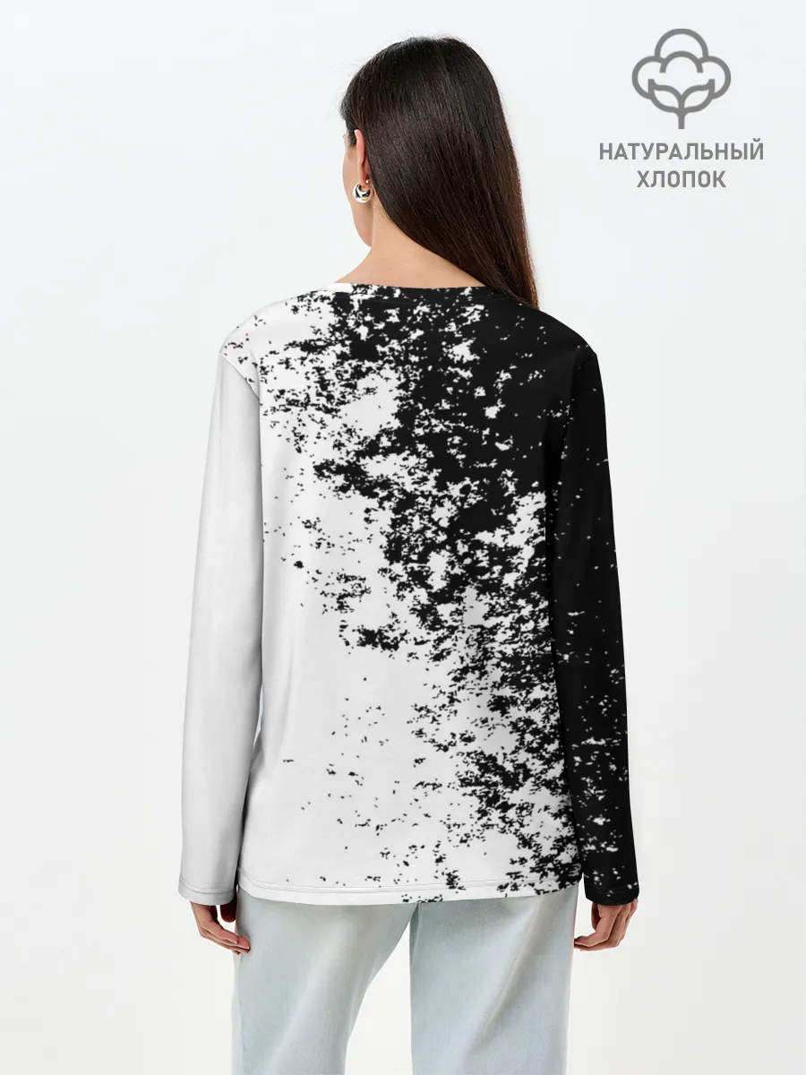 Лонгслив женский. Хлопок / Mitsubishi