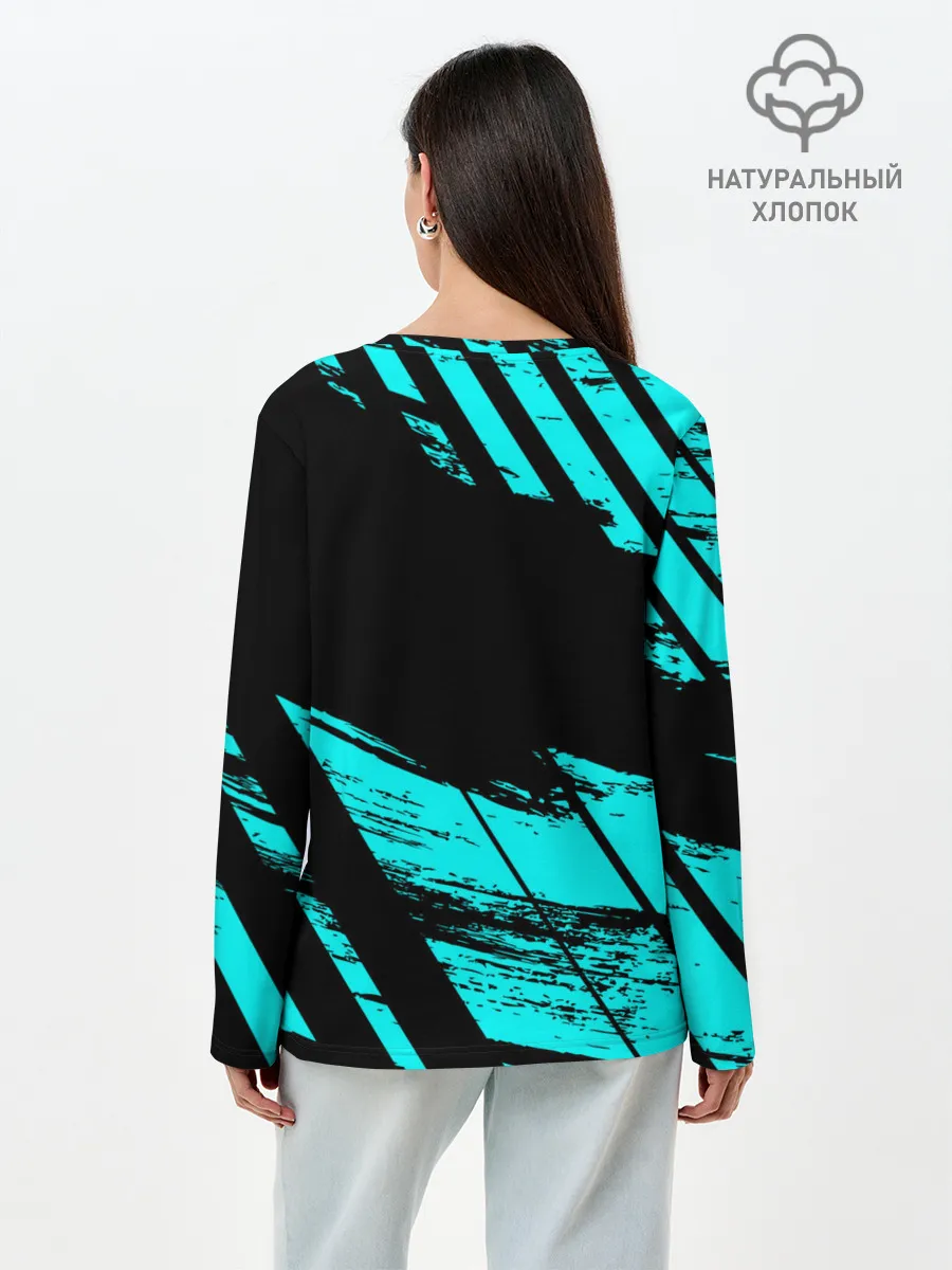 Лонгслив женский. Хлопок / Final Fantasy Cloud