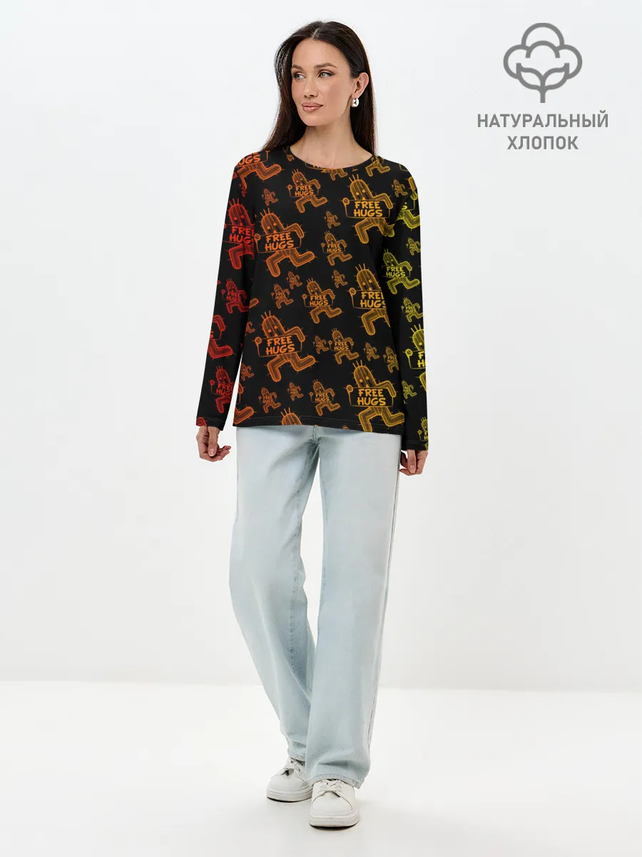 Лонгслив женский. Хлопок / Final Fantasy