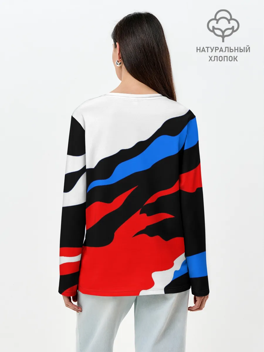 Лонгслив женский. Хлопок / BMW