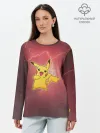 Лонгслив женский. Хлопок / Pokemon