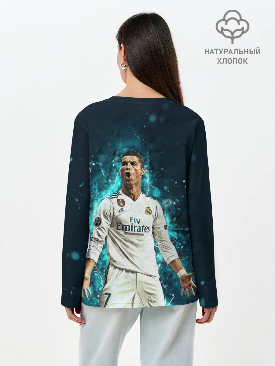 Лонгслив женский. Хлопок / Роналдо