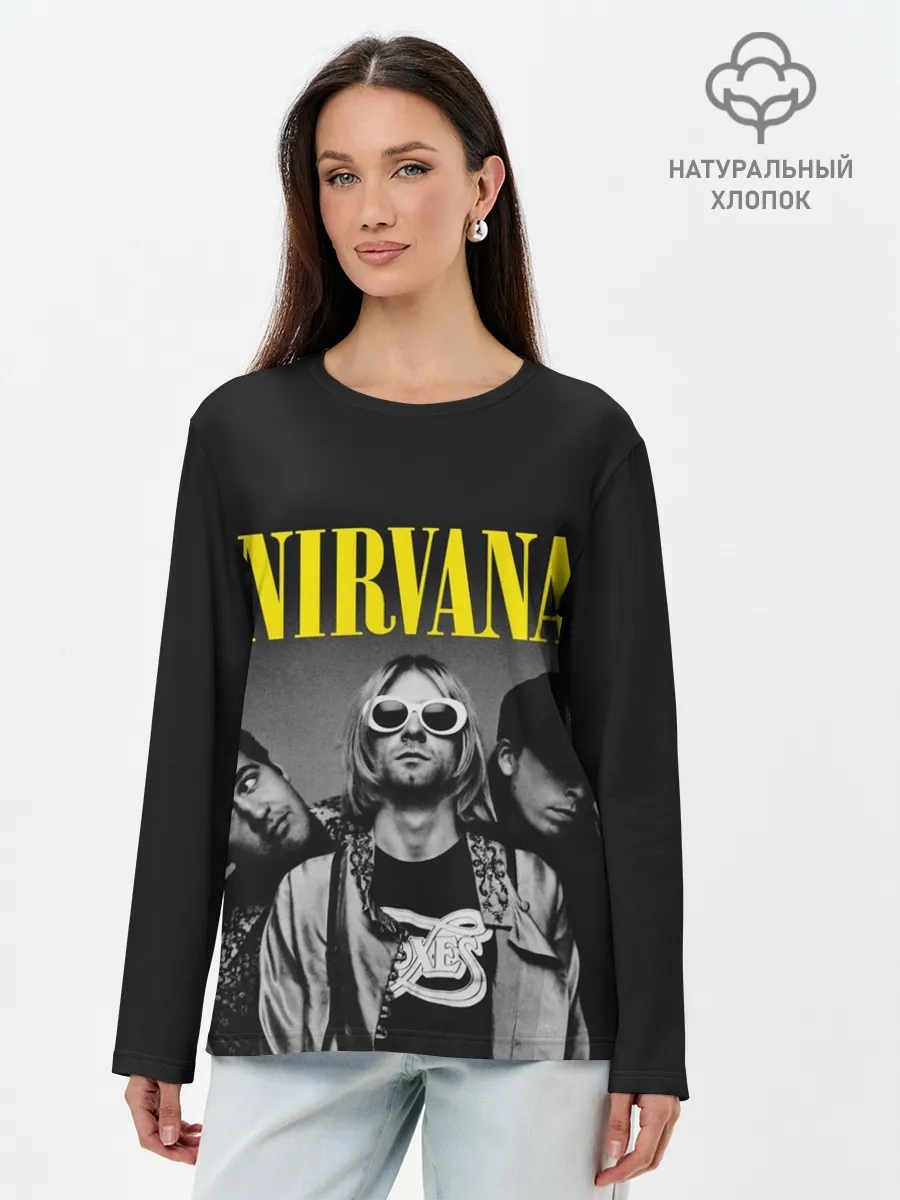 Лонгслив женский. Хлопок / NIRVANA