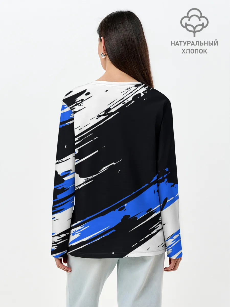 Лонгслив женский. Хлопок / BMW