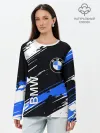 Лонгслив женский. Хлопок / BMW