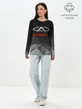 Лонгслив женский. Хлопок / CHERY