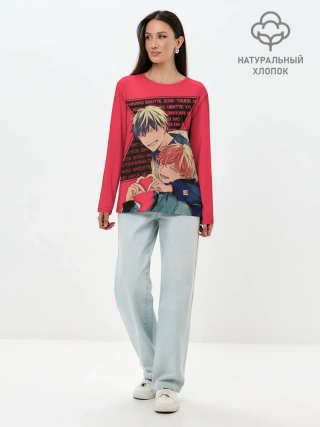 Лонгслив женский. Хлопок / Мафую Сато и Рицука Уэнояма