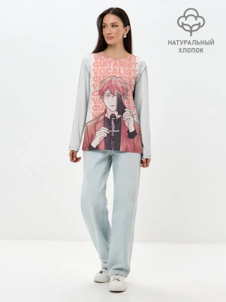 Лонгслив женский. Хлопок / Vocalist and Guitarist