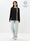 Лонгслив женский. Хлопок / JUVENTUS / ЮВЕНТУС