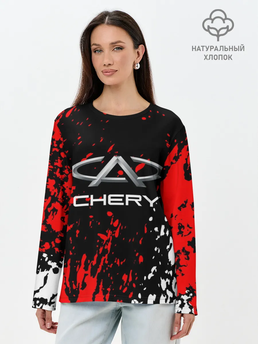 Лонгслив женский. Хлопок / CHERY