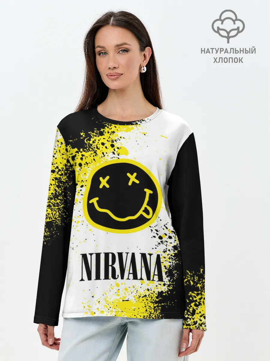 Лонгслив женский. Хлопок / NIRVANA