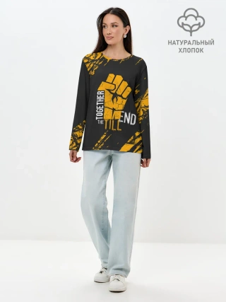 Лонгслив женский. Хлопок / DYING LIGHT