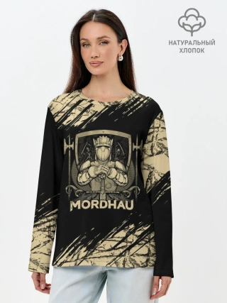 Лонгслив женский. Хлопок / Mordhau