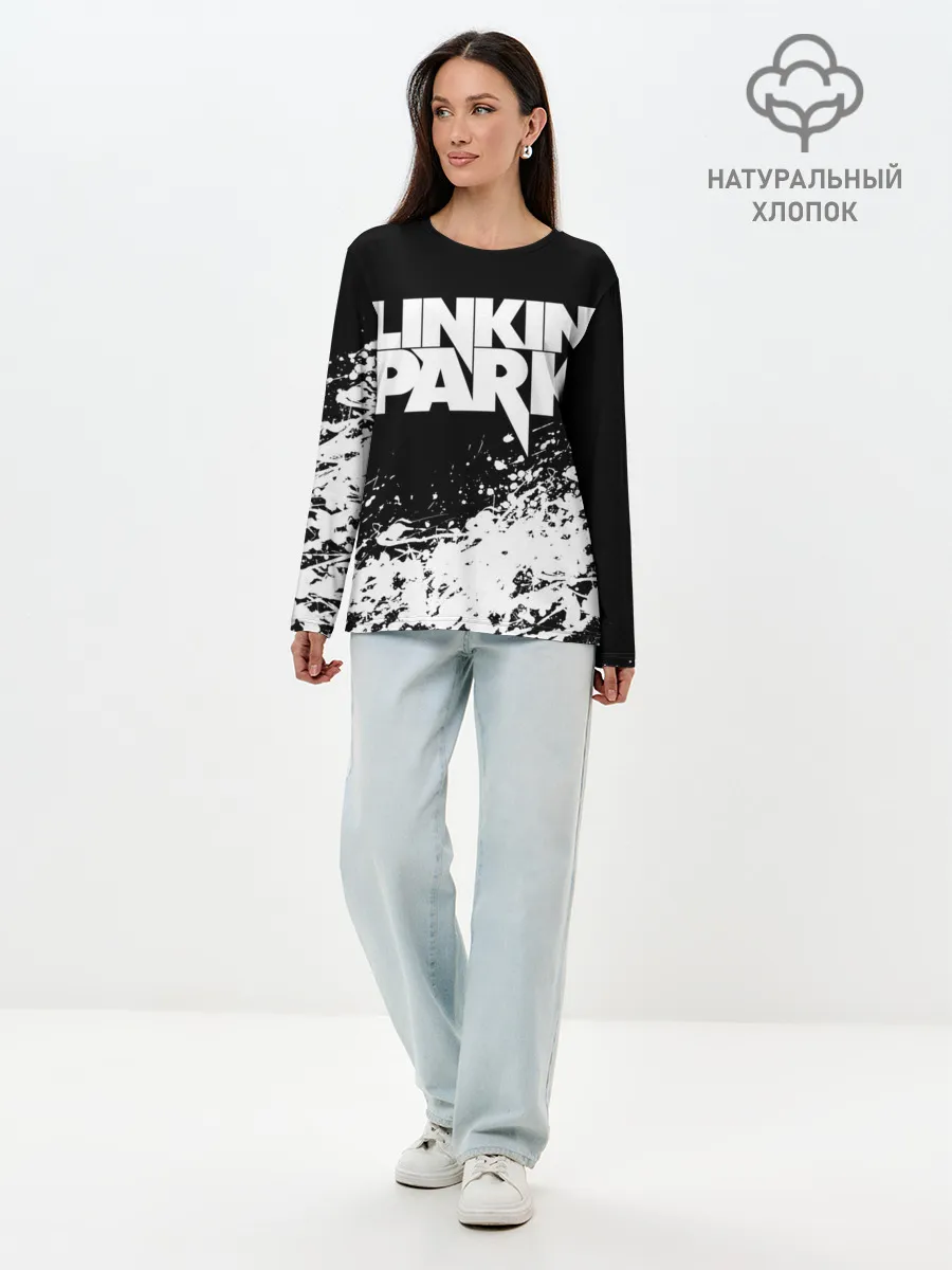 Лонгслив женский. Хлопок / LINKIN PARK [4]