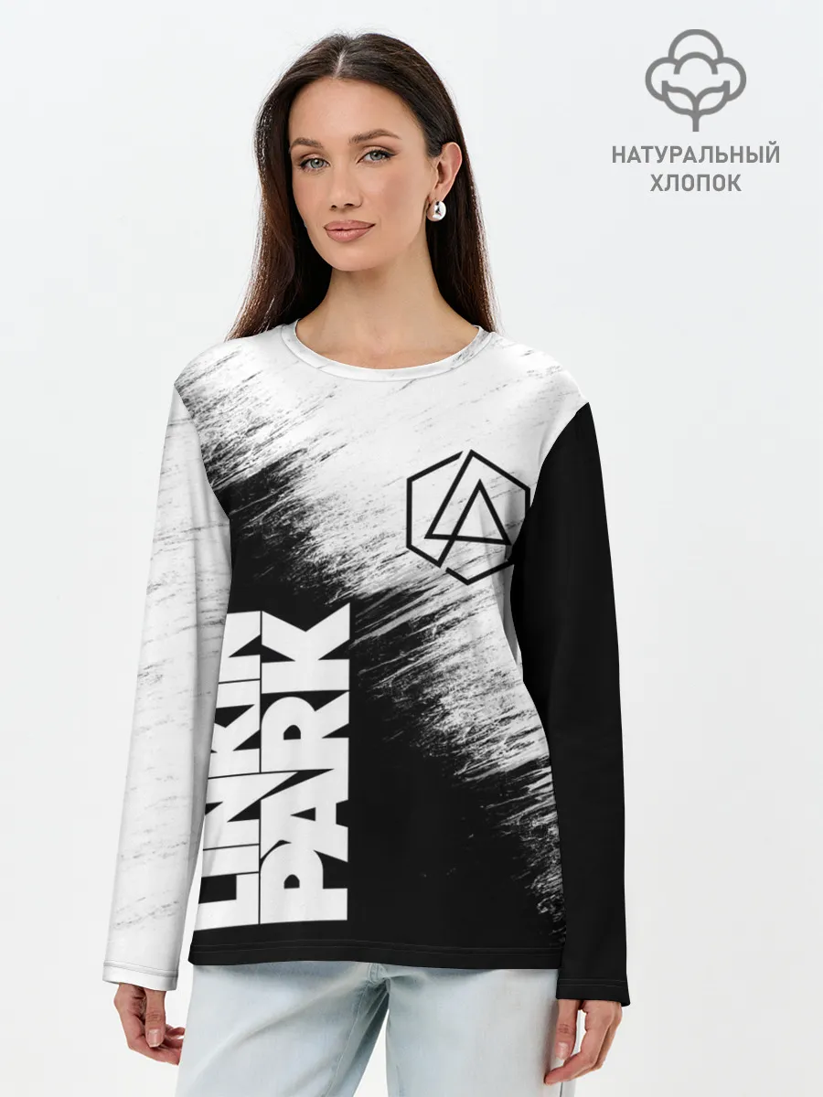 Лонгслив женский. Хлопок / LINKIN PARK [3]