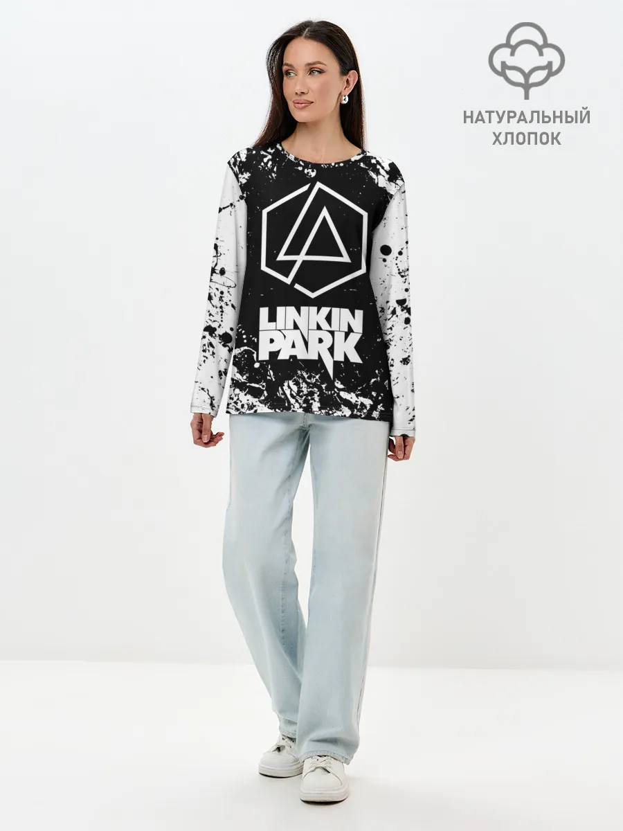 Лонгслив женский. Хлопок / LINKIN PARK [2]