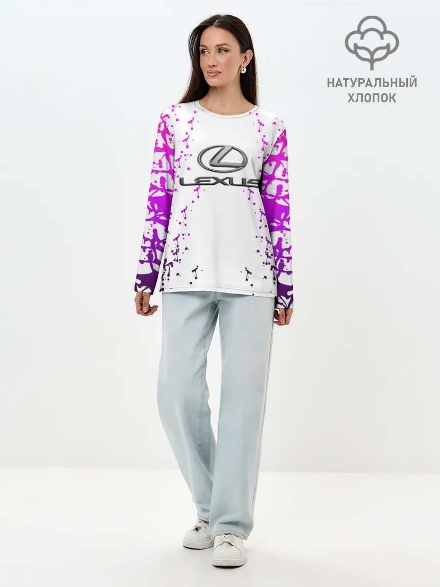 Лонгслив женский. Хлопок / LEXUS
