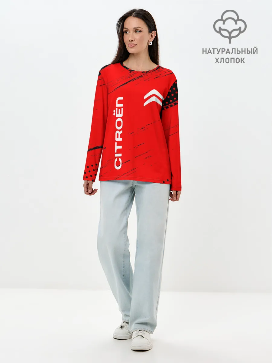 Лонгслив женский. Хлопок / CITROEN