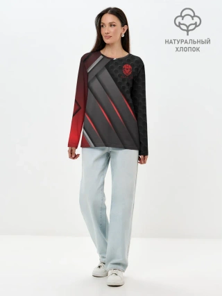 Лонгслив женский. Хлопок / Halo