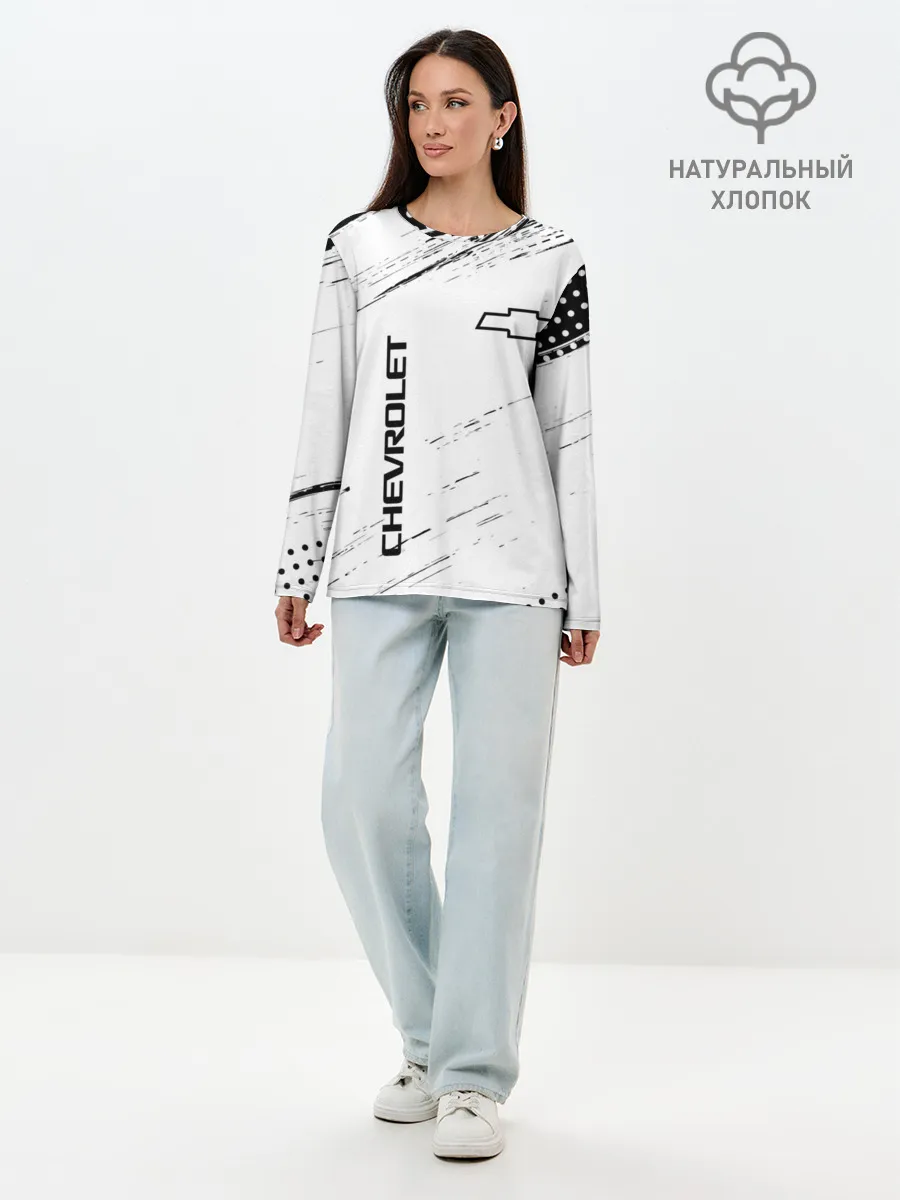 Лонгслив женский. Хлопок / CHEVROLET
